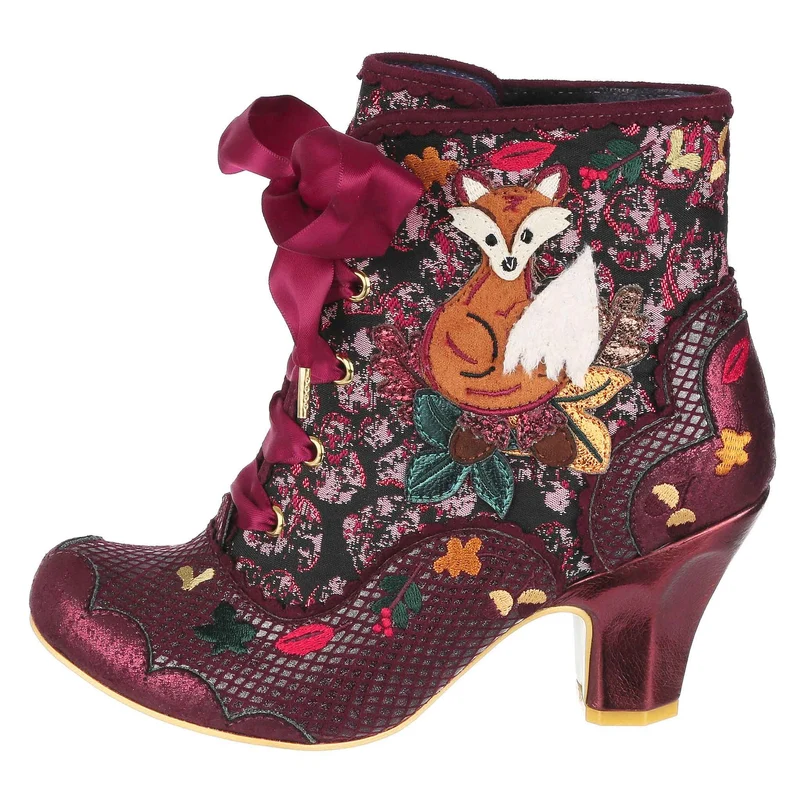 Irregular Choice Damen Squirrel Away High Heel - Rot