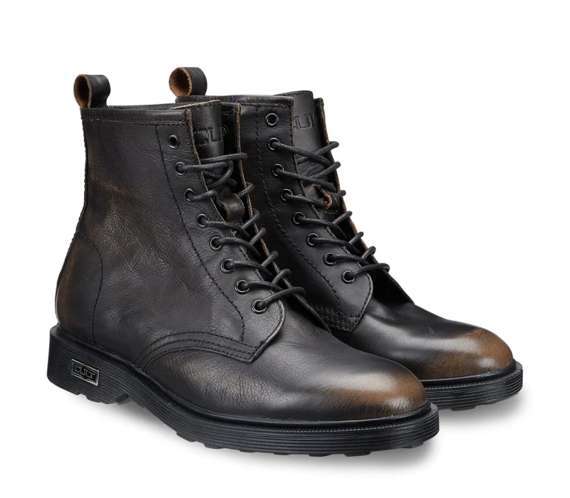 Cult Herren Ozzy 416 Lederstiefel – Schwarz