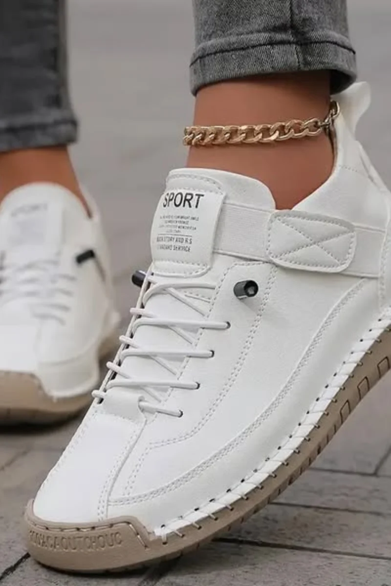 Aleera Sneakers | Weiß (Grau Sohle)