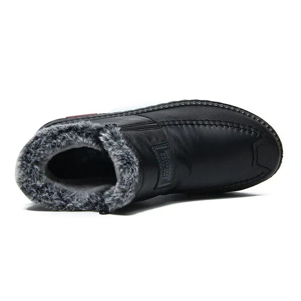 Rustan | Wasserdicht Rutschfest Baumwoll-Leder Stiefelette