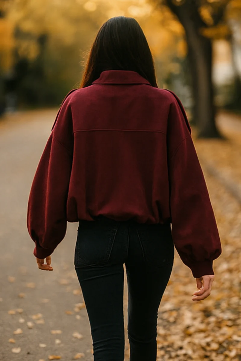 Nala Vintage Oversized Jacket | Rot