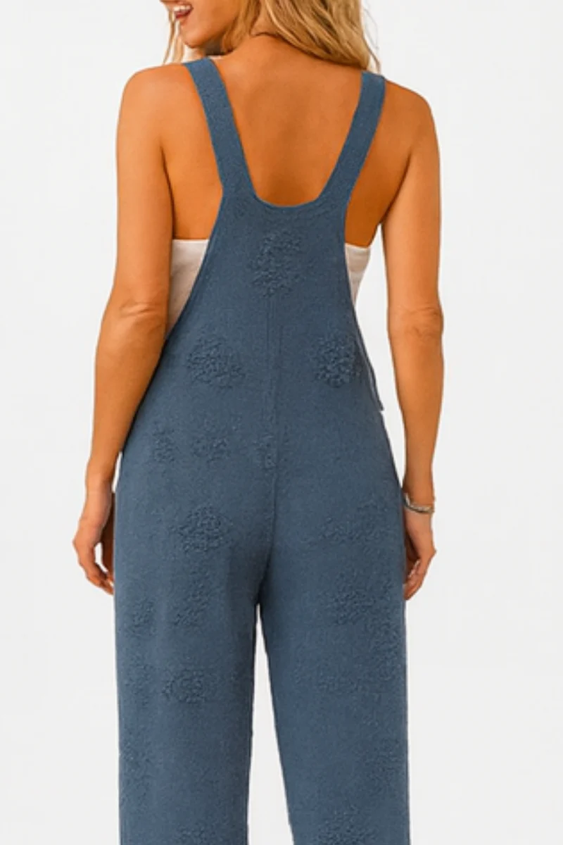 Mayah Künstlerischer Overall-Jumpsuit | Blau