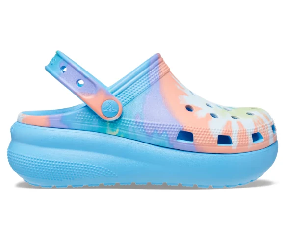 Crocs Klassischer Tie Dye Cutie Crush Clog für Kinder – Oxygen