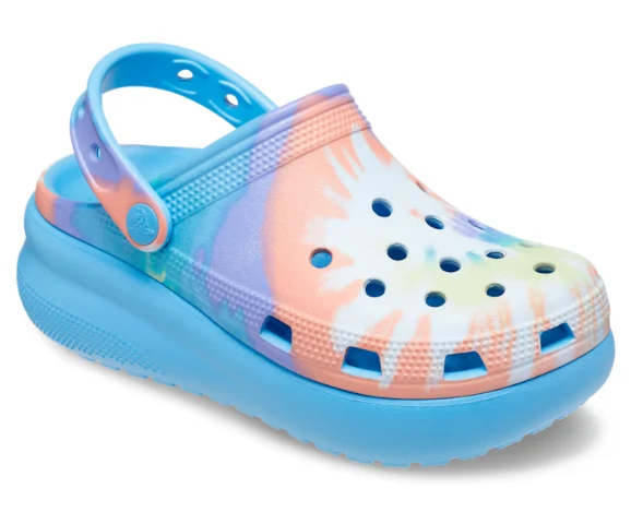Crocs Klassischer Tie Dye Cutie Crush Clog für Kinder – Oxygen