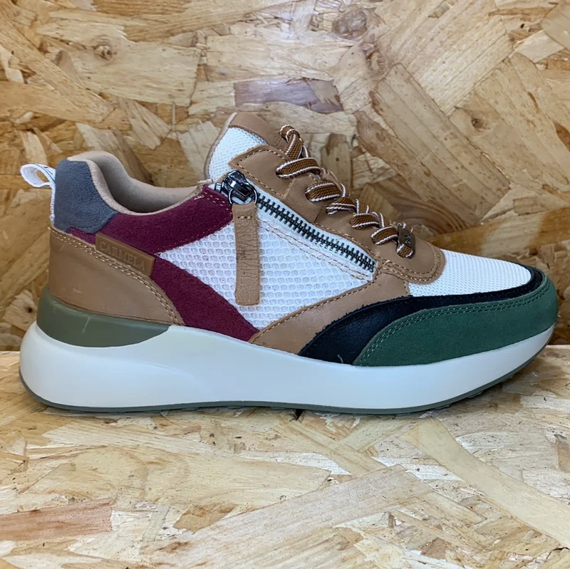 Carmela Mode-Sneaker aus Leder für Damen – Kamel