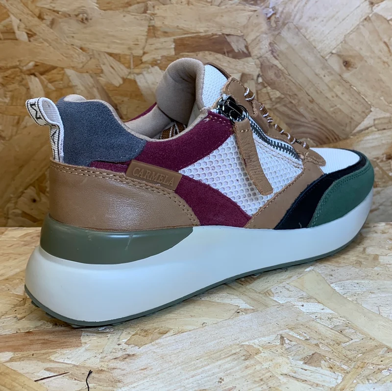 Carmela Mode-Sneaker aus Leder für Damen – Kamel