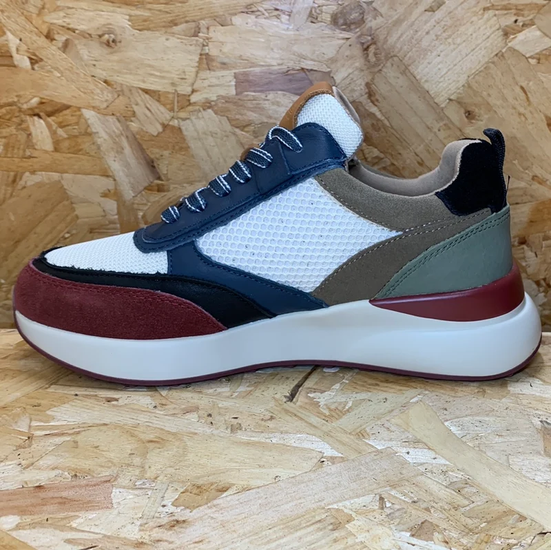 Carmela Mode-Sneaker aus Leder für Damen – Jeansblau