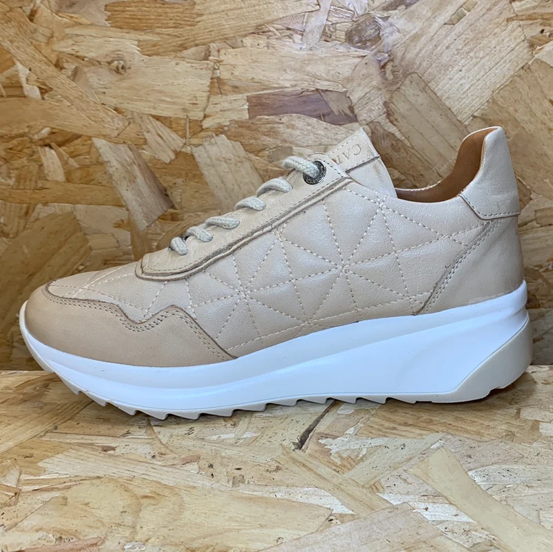 Carmela Mode-Sneaker aus Leder für Damen – Beige