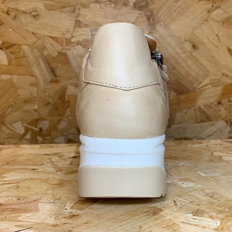 Carmela Mode-Sneaker aus Leder für Damen – Beige