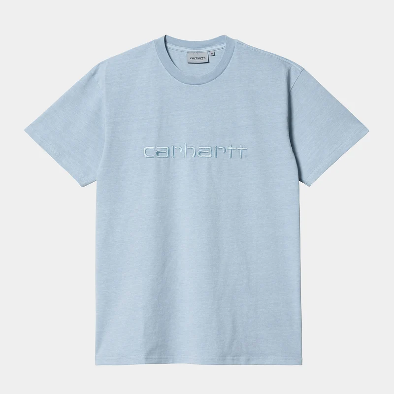 Carhartt WIP Herren Duster Kurzarm-T-Shirt – Misty Sky