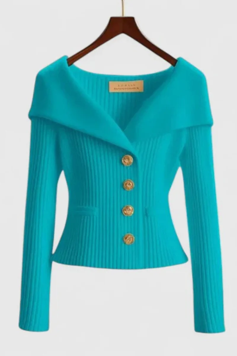 Elizah Pullover | Blaugrün