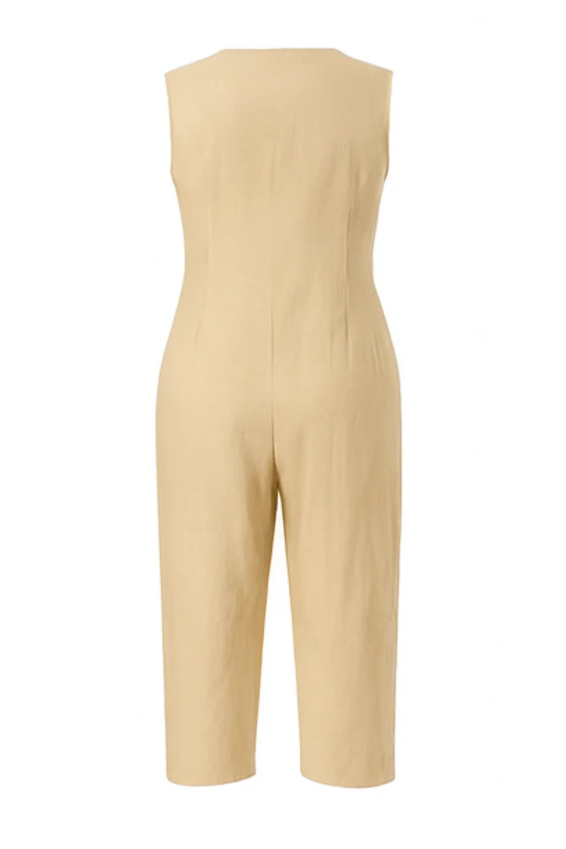 Victoria Jumpsuit | Beige