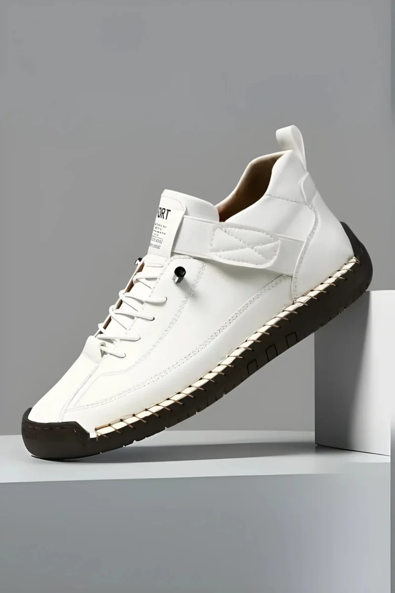 Aleera Sneakers | Weiß (Schwarz Sohle)