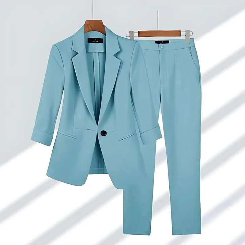 Sola Zweiteiliger Blazer-Set | Minze