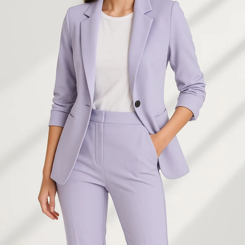 Sola Zweiteiliger Blazer-Set | Lila