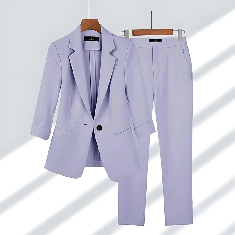 Sola Zweiteiliger Blazer-Set | Lila