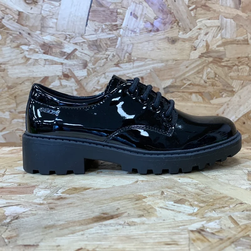 Geox Schulschuh Casey C Patent für Kinder – Schwarz