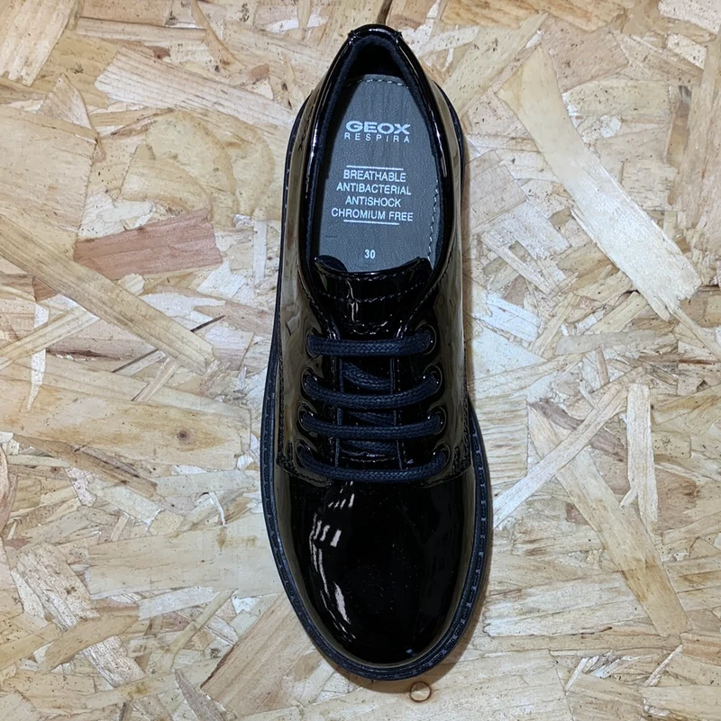 Geox Schulschuh Casey C Patent für Kinder – Schwarz