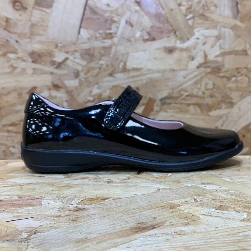 Lelli Kelly Klassischer Lackschuh für Kinder – Schwarz