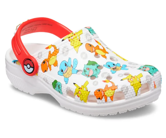 Crocs Kinderklassiker Pokemon Clog – Weiß