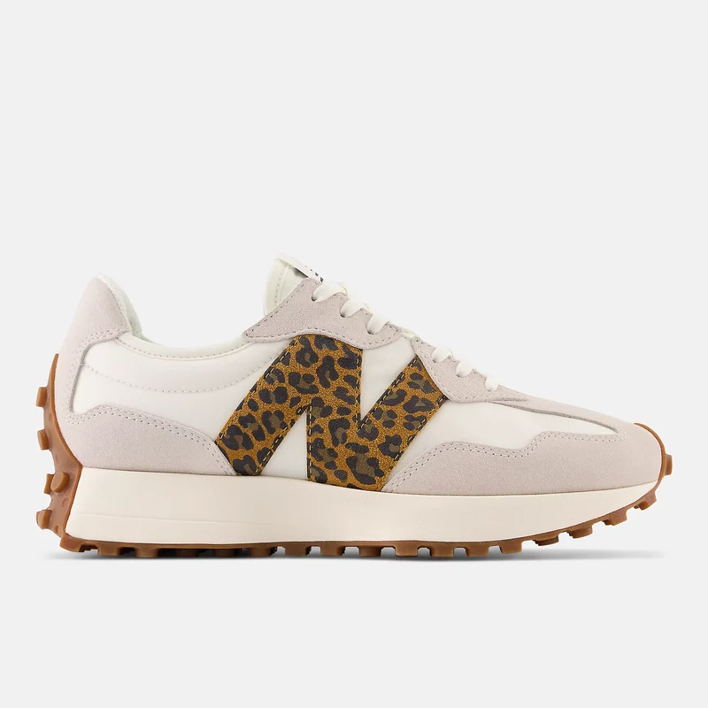 New Balance Damen 327 Fashion Trainer – Weißer Leopard