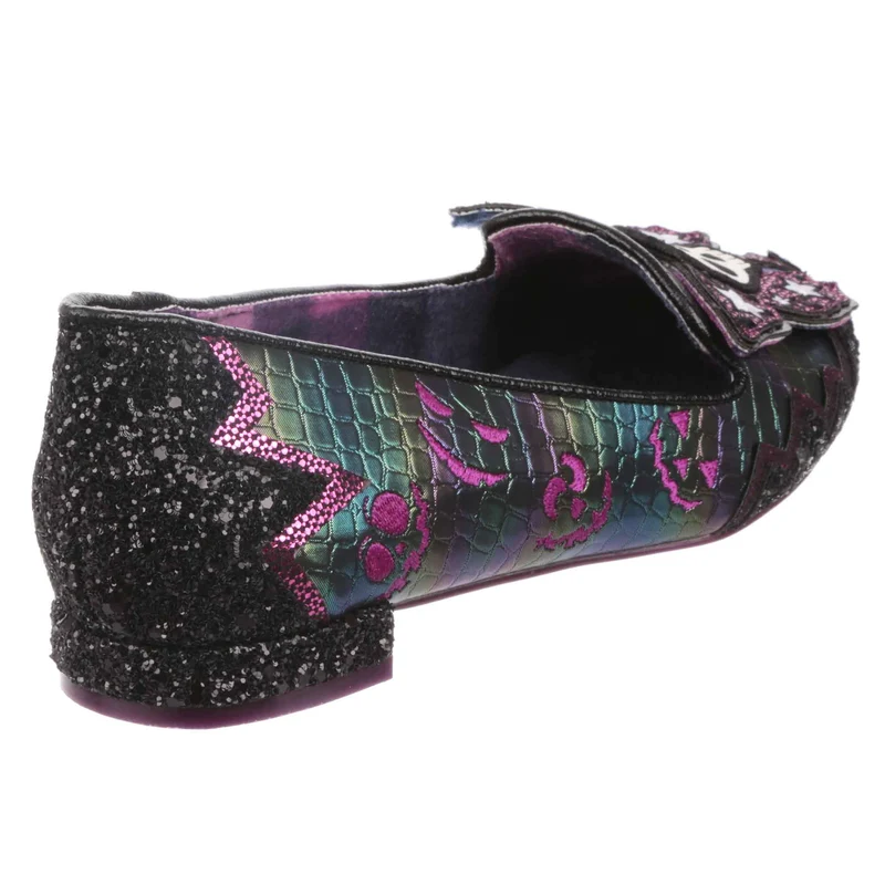 Irregular Choice Deadly Kiss Flats für Damen - Schwarz