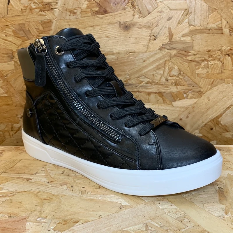 Xti Modische High-Top-Sneaker für Damen – Schwarz