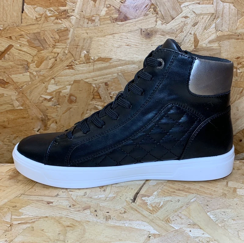 Xti Modische High-Top-Sneaker für Damen – Schwarz
