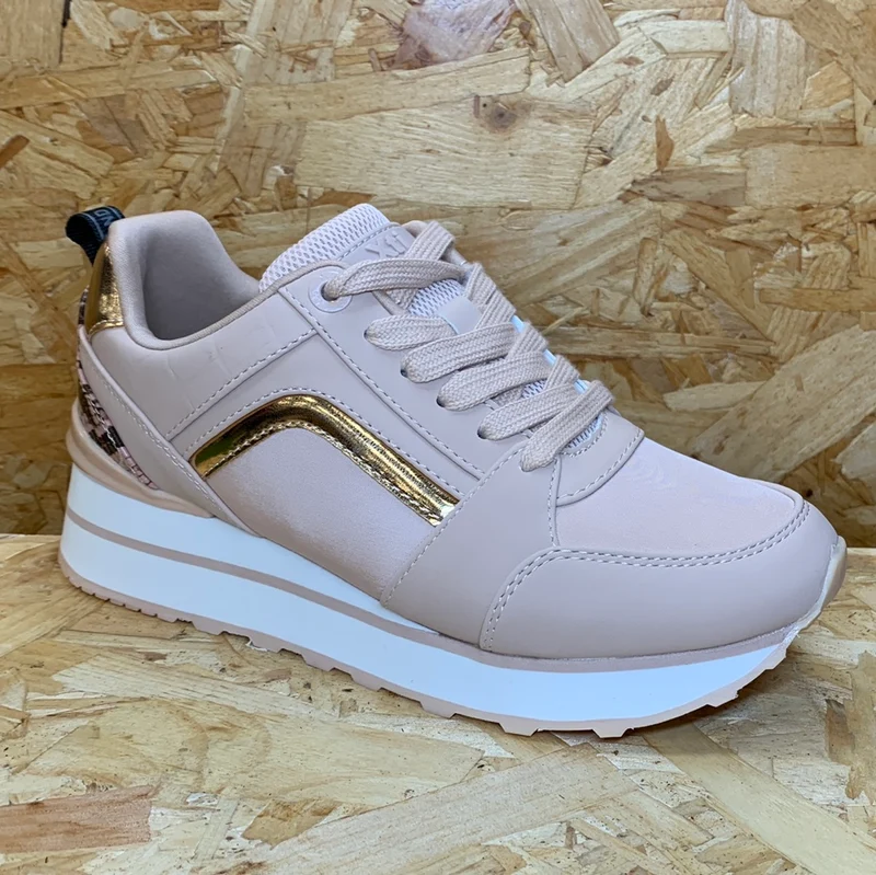 Xti Modische Damen-Sneaker – Nude