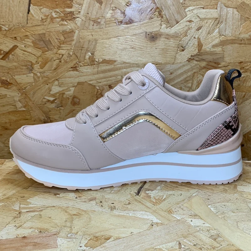 Xti Modische Damen-Sneaker – Nude
