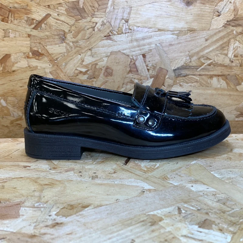 Geox Kinder Agata A Patent Schulschuh – Schwarz