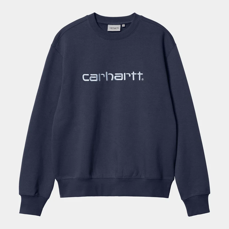 Carhartt WIP Herren Carhartt WIP Sweat-Top – Enzian / Misty Sky