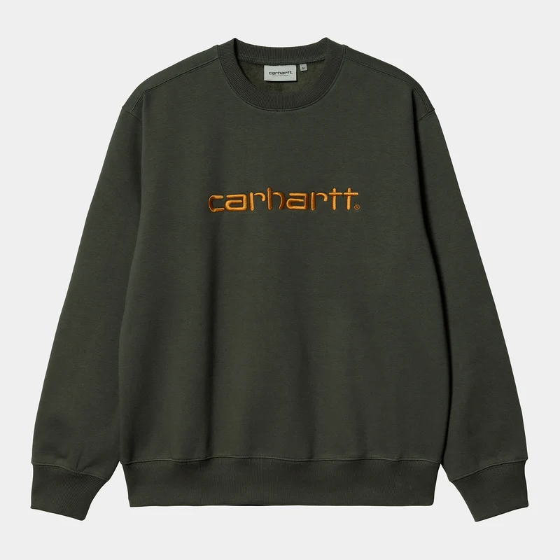 Carhartt WIP Herren Carhartt WIP Sweat Top - Buchsbaum / Ocker