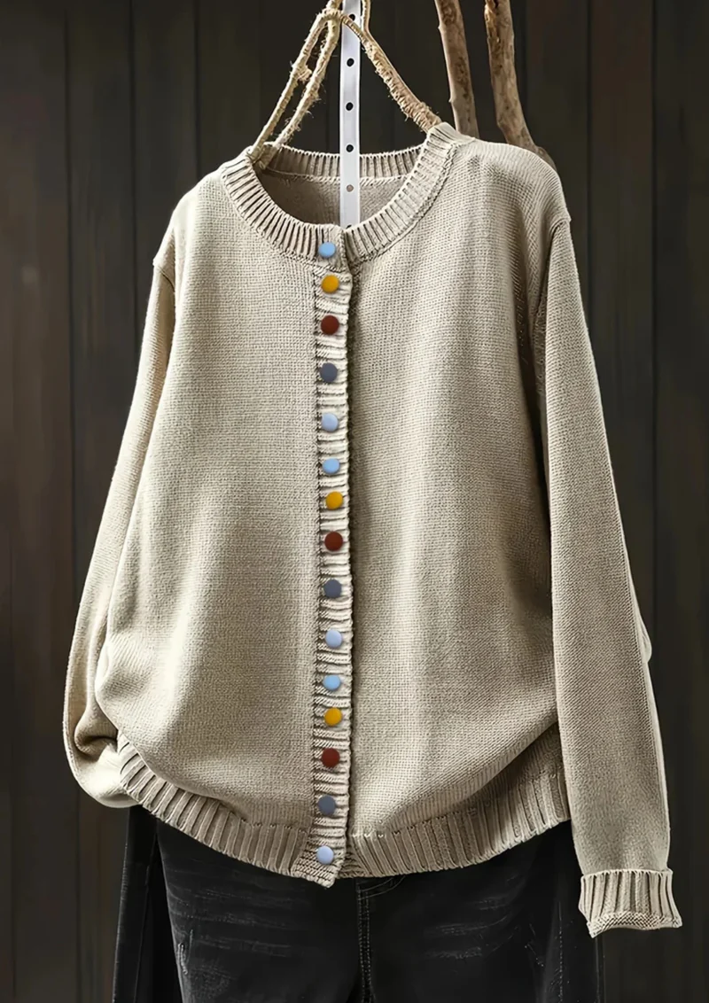 Lisa Komfortable & Stilvolle Cardigan | Beige