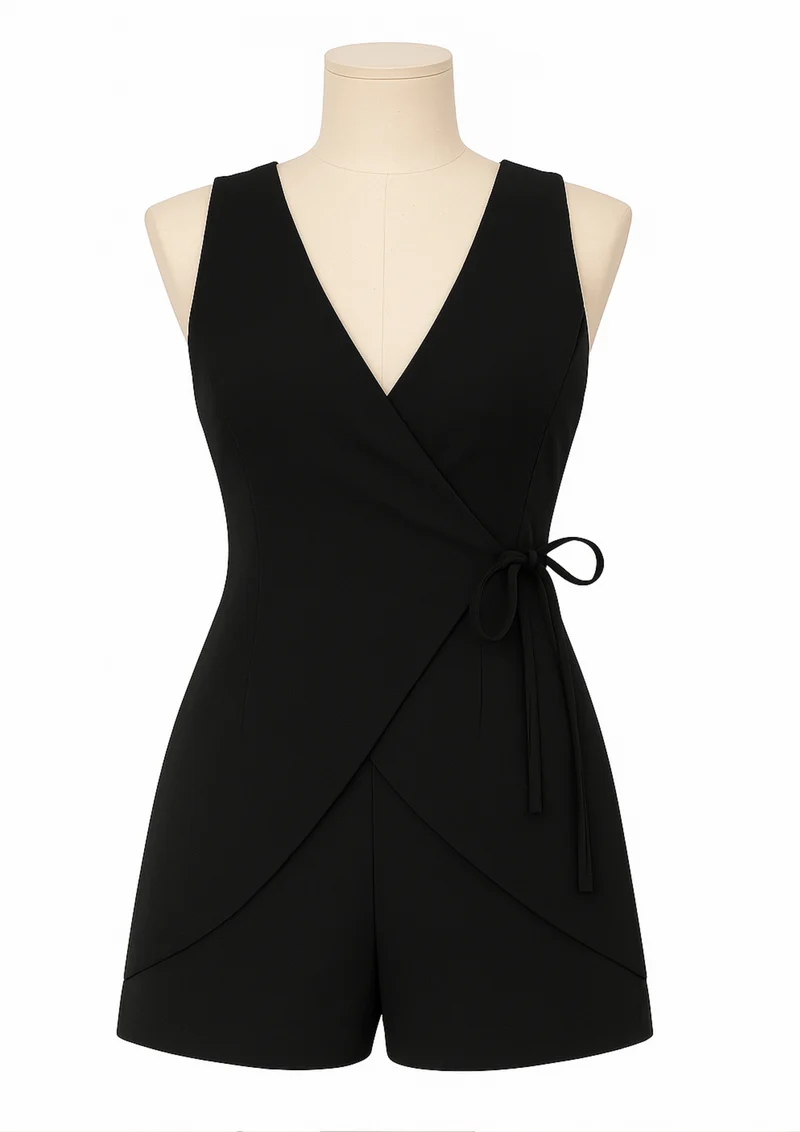 Enoa Elegantes Co-ord Set | Schwarz