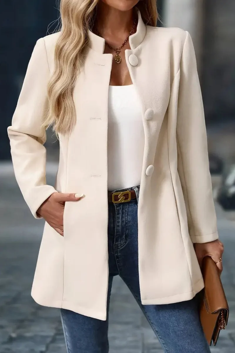 Claire Elegante Jacke | Beige