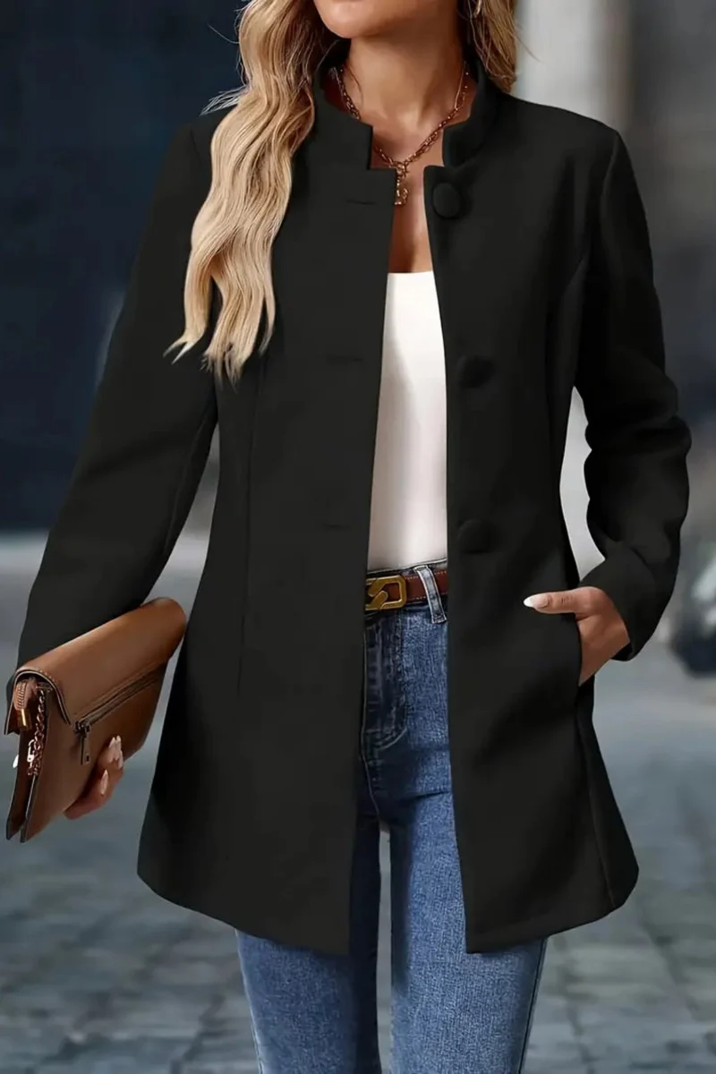 Claire Elegante Jacke | Schwarz