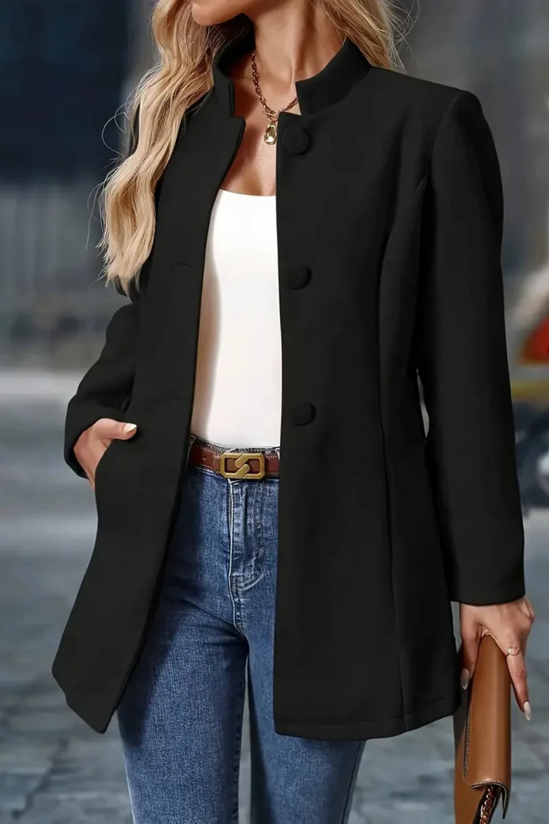 Claire Elegante Jacke | Schwarz