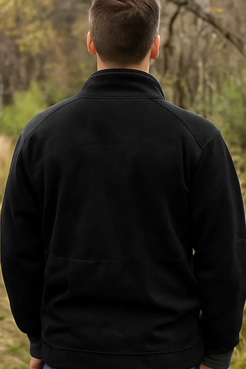 Piolo Fleece-Hemd | Schwarz
