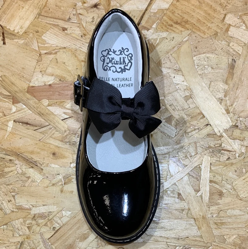 Lelli Kelly Audrey Lackschuh für Kinder – Schwarz
