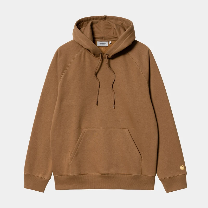 Carhartt WIP Herren Chase Sweat Hoodie – Hamilton Brown