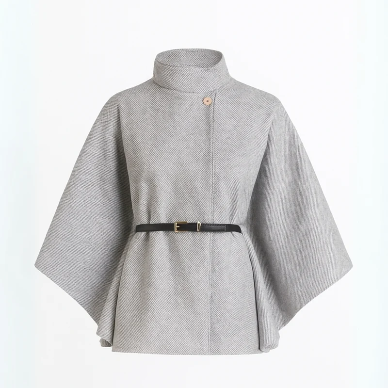 Elun Chice Schmetterlingsjacke mit Gürtel | Grau