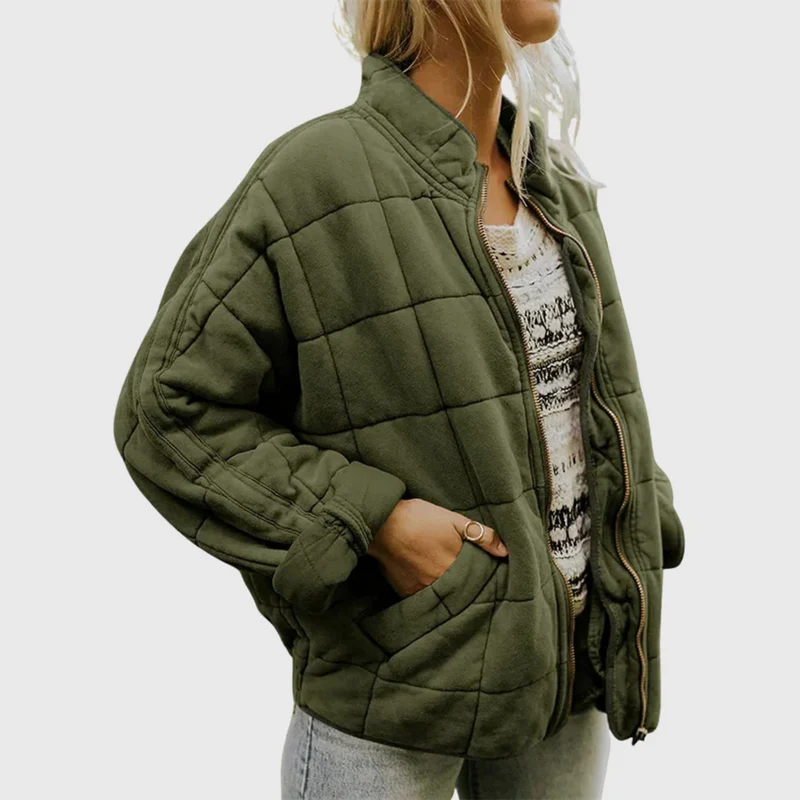 Jyn Eleganter Mantel | Grün