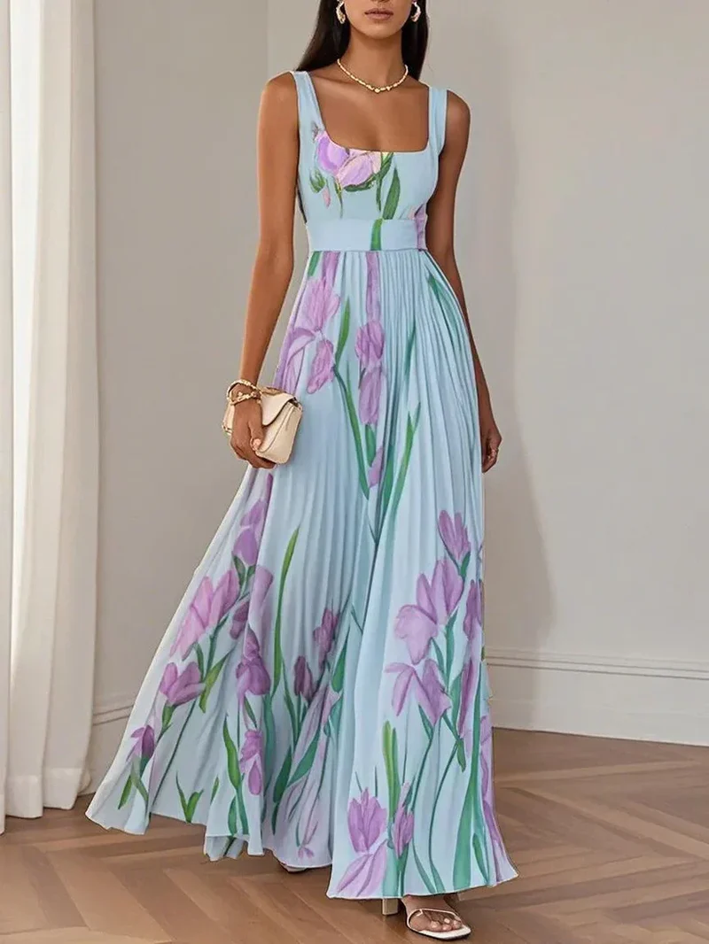 Iris Bloom | Sommerkleid mit Square Neckline