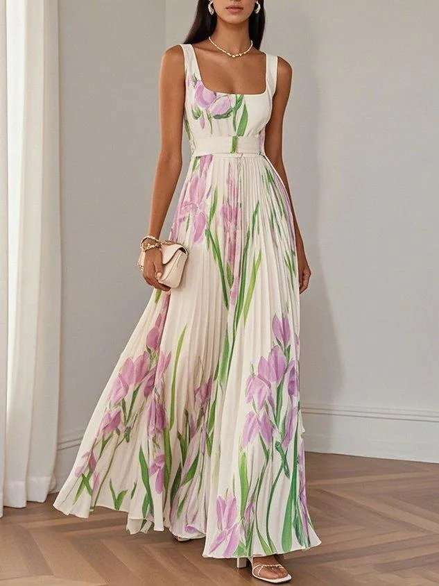 Iris Bloom | Sommerkleid mit Square Neckline