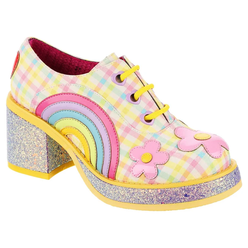 Irregular Choice Rainbows & Love High Heel-Schuh für Damen – Pastell