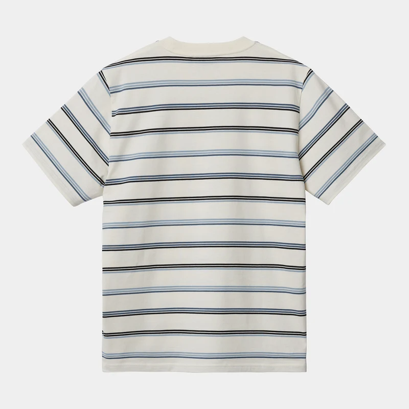 Carhartt WIP Kurzärmliges Vonn-T-Shirt für Herren – Wachs/Sturmblau
