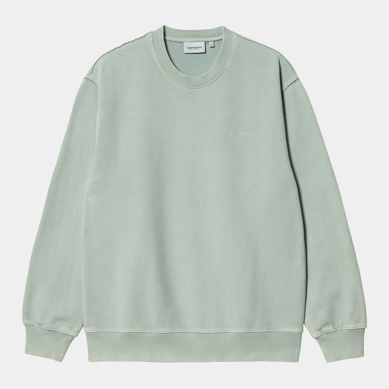 Carhartt WIP Marfa-Sweatshirt für Herren – Misty Sage Moon Wash