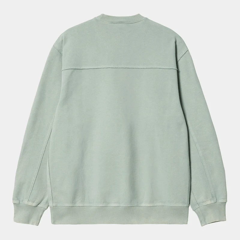 Carhartt WIP Marfa-Sweatshirt für Herren – Misty Sage Moon Wash