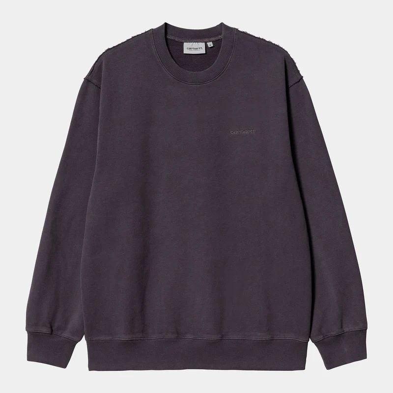 Carhartt WIP Herren Marfa Sweat Top – Artichoke Moon Wash